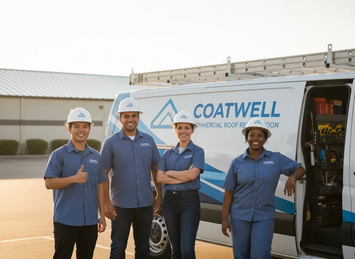 Commercial roof coating company in Gridley, IL